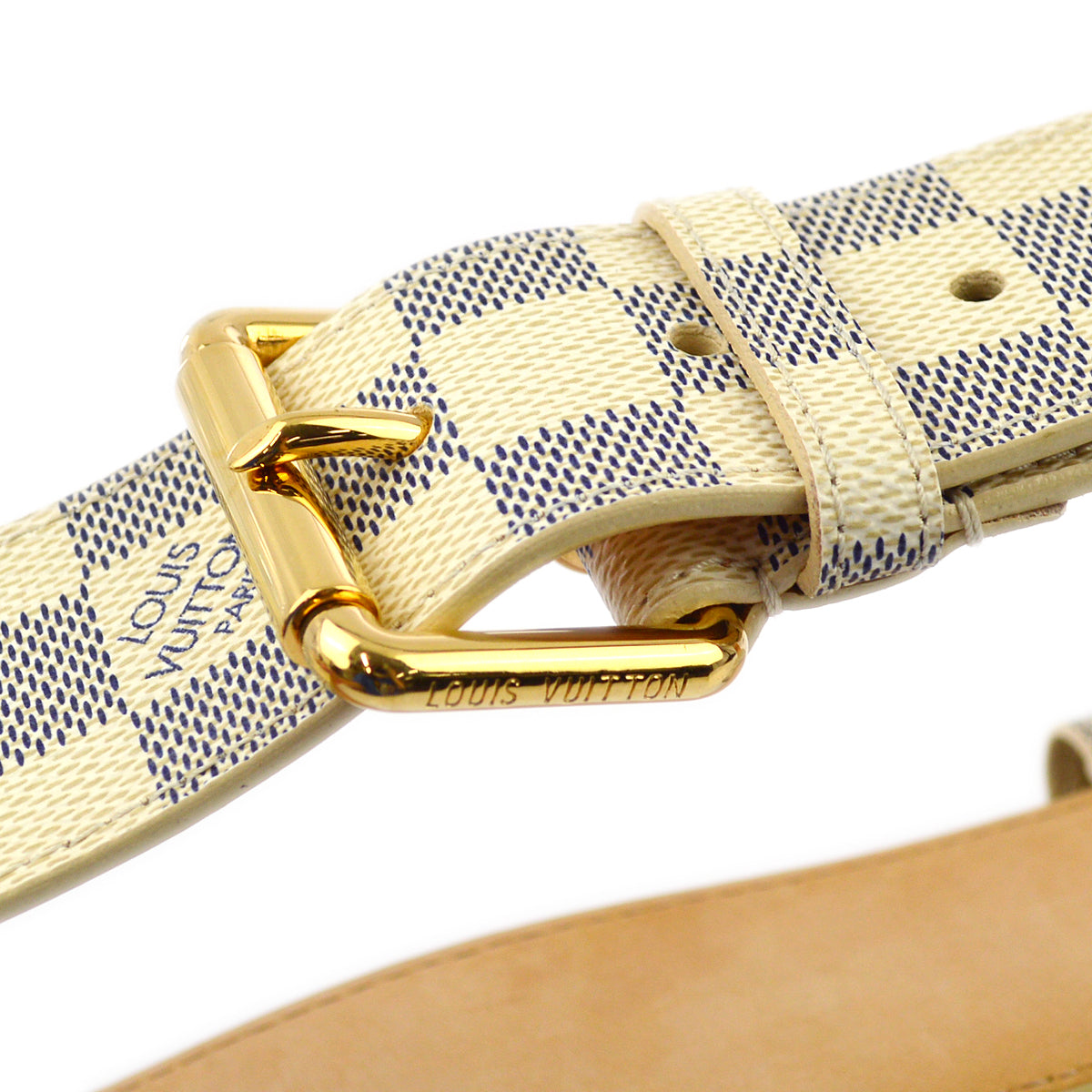 Louis Vuitton 2010 Damier Azur Ceinture Pochette Solo Bum Bag M9835