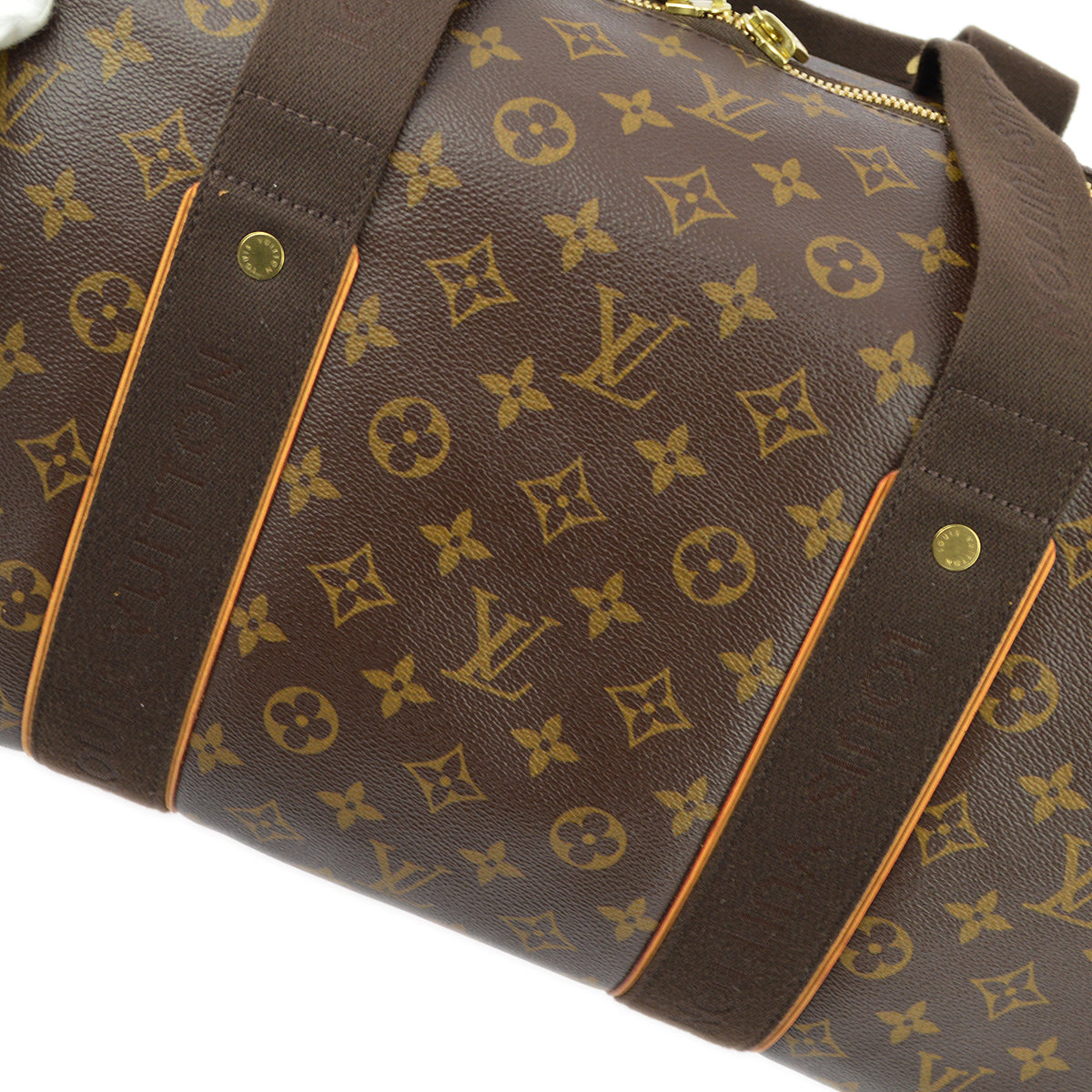 Louis Vuitton 2011 Monogram Weekender MM Shoulder Duffle Bag M40476