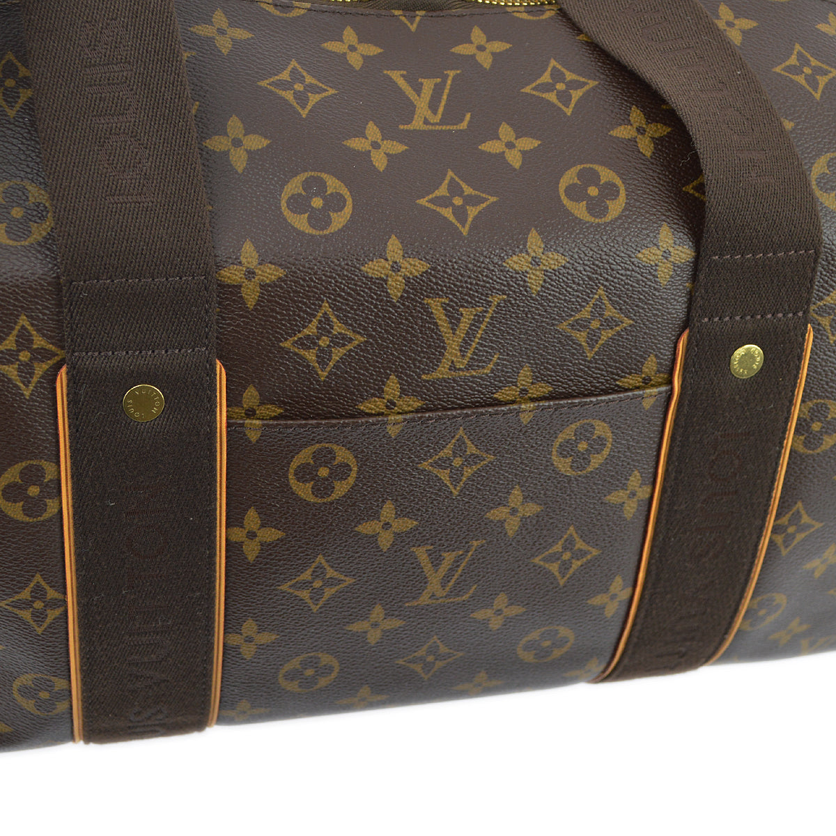 Louis Vuitton 2011 Monogram Weekender MM Shoulder Duffle Bag M40476