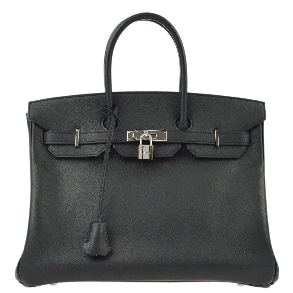 Hermes 2010 Black Epsom Birkin 35 Handbag