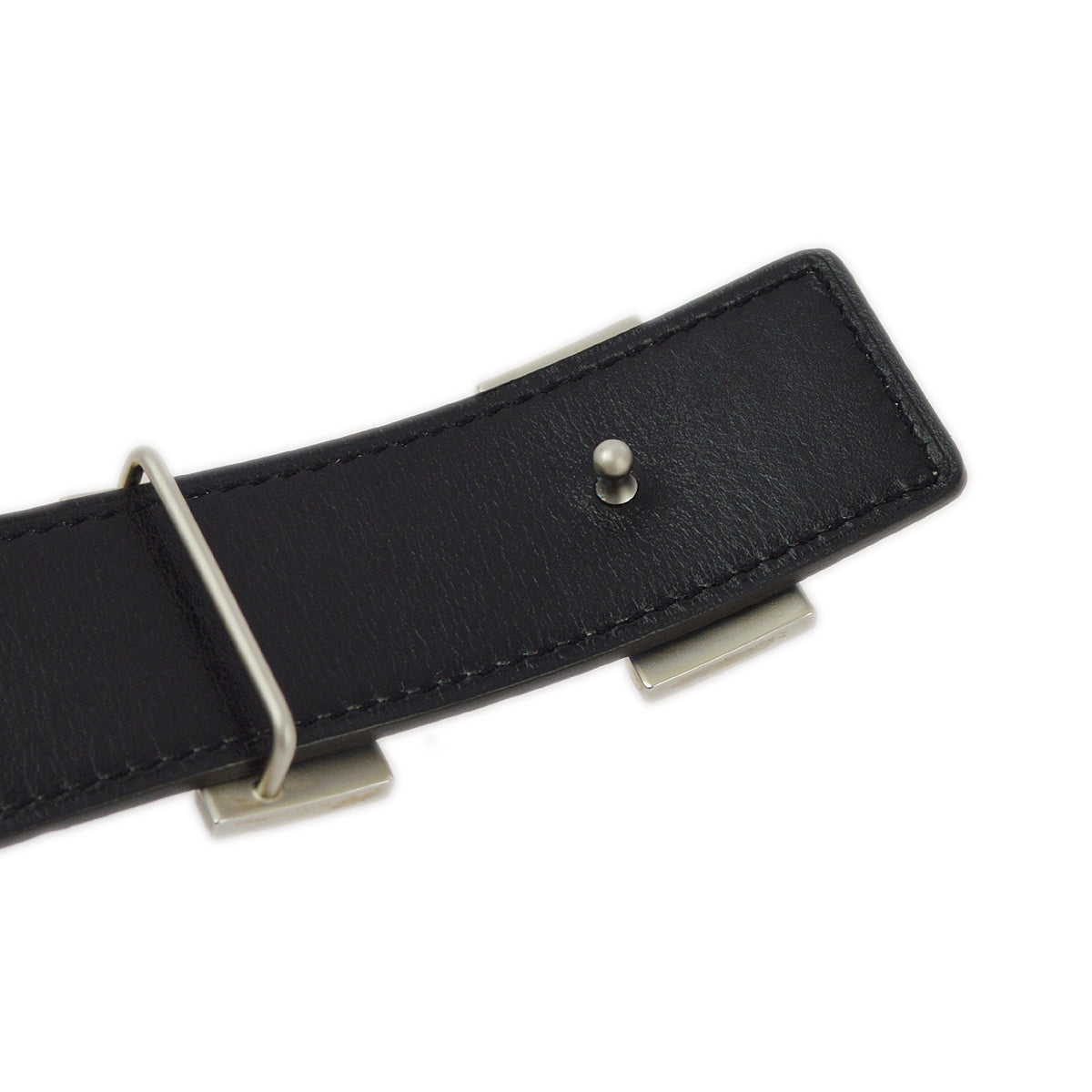 Hermes 2011 Blue Jean Constance Belt #80