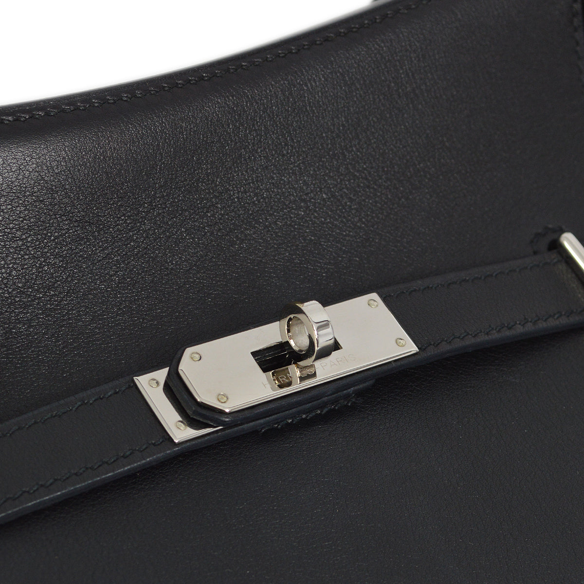 Hermes 2010 Black Swift Jypsiere 28 Shoulder Bag