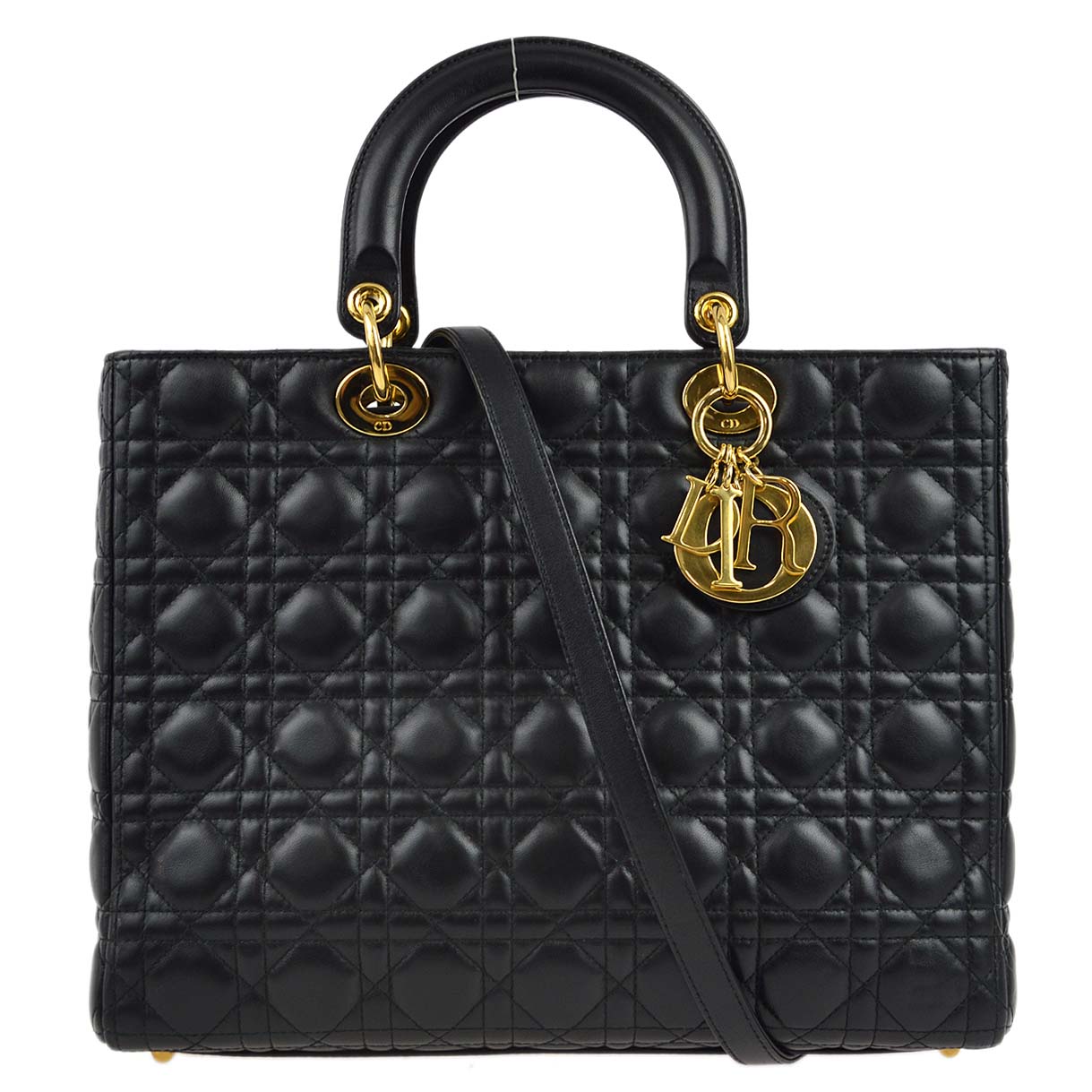 Christian Dior 2012 Lambskin Large Lady Dior