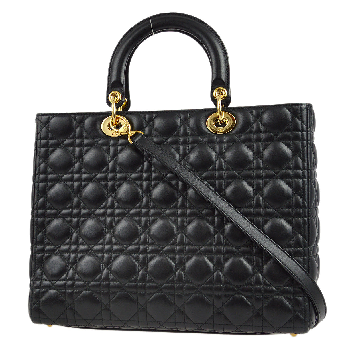 Christian Dior 2012 Lambskin Large Lady Dior