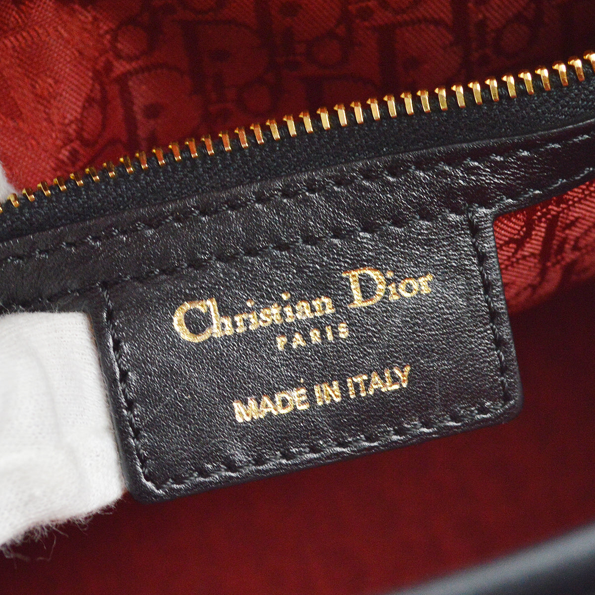 Christian Dior 2012 Lambskin Large Lady Dior