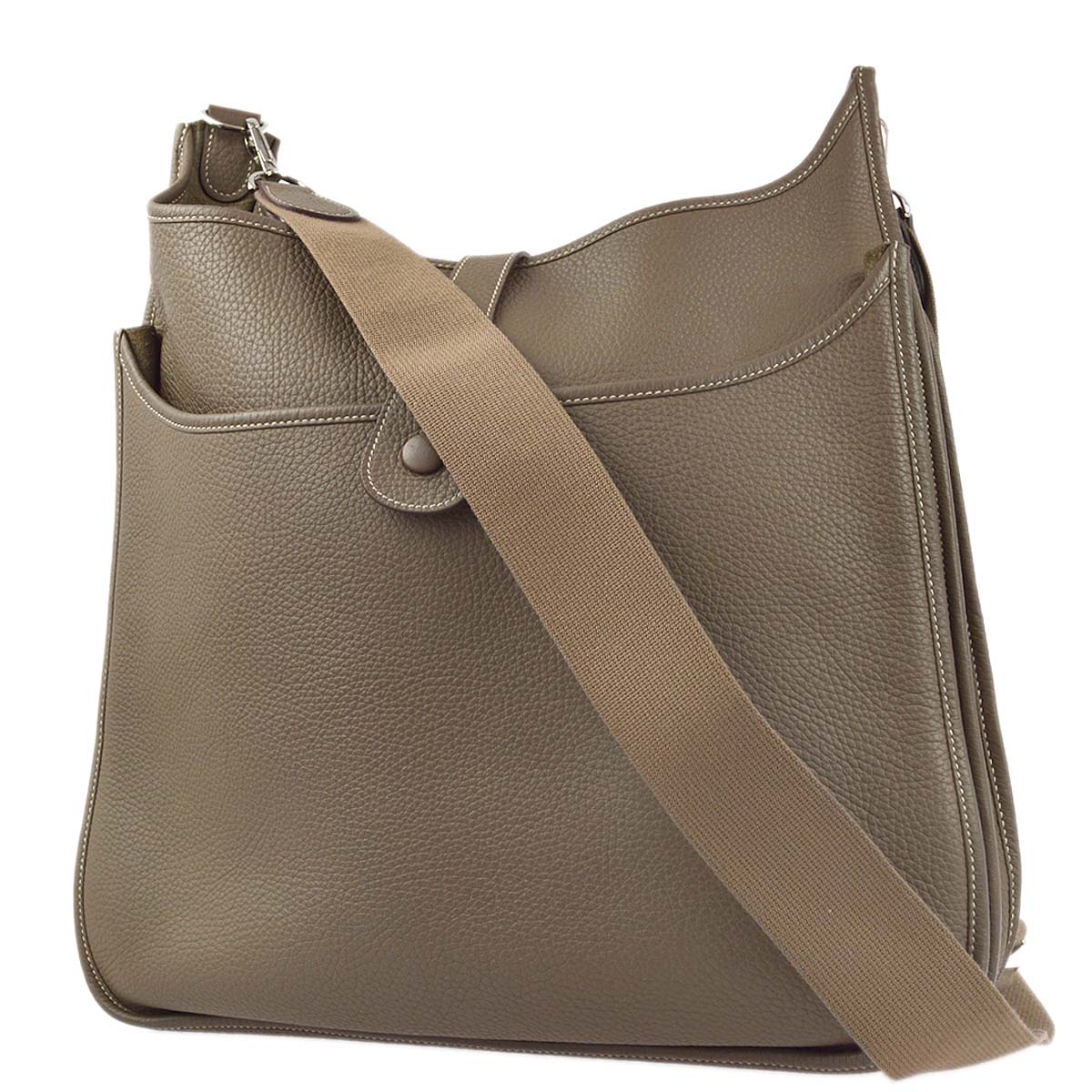 Hermes 2010 Etoupe Taurillon Clemence Evelyne 3 41 TGM