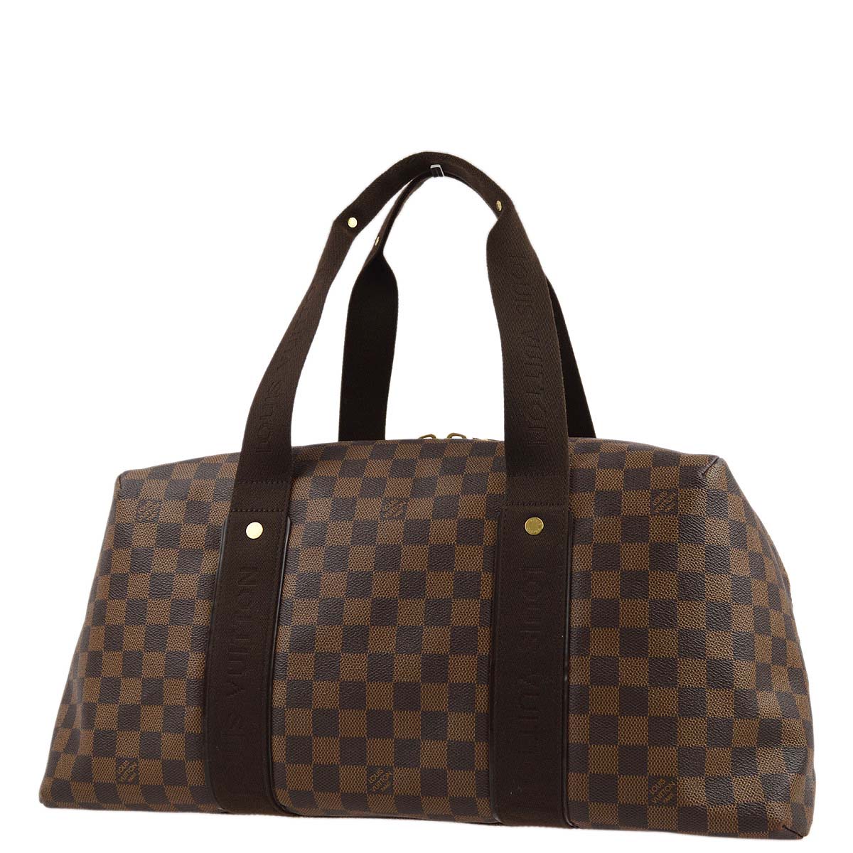 Louis Vuitton 2011 Damier Weekender MM Shoulder Duffle Bag N41138