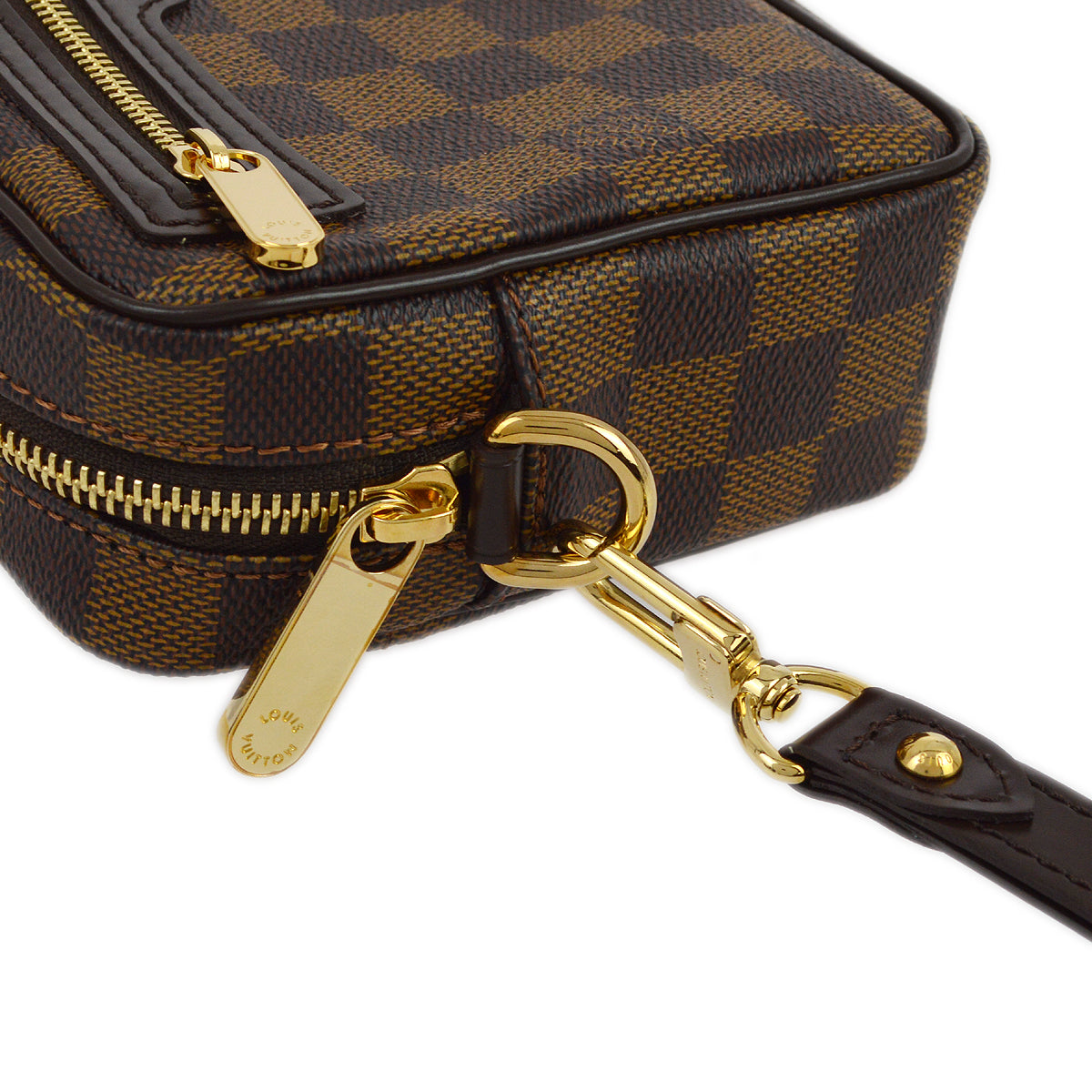 Louis Vuitton 2011 Damier Pochette Vie Macao Clutch Bag N61739