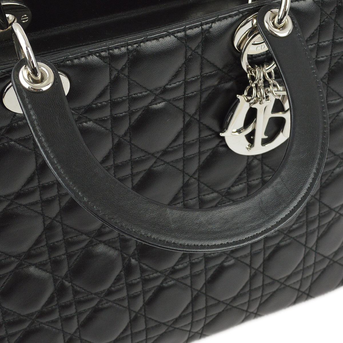 Christian Dior 2012 Lambskin Large Lady Dior