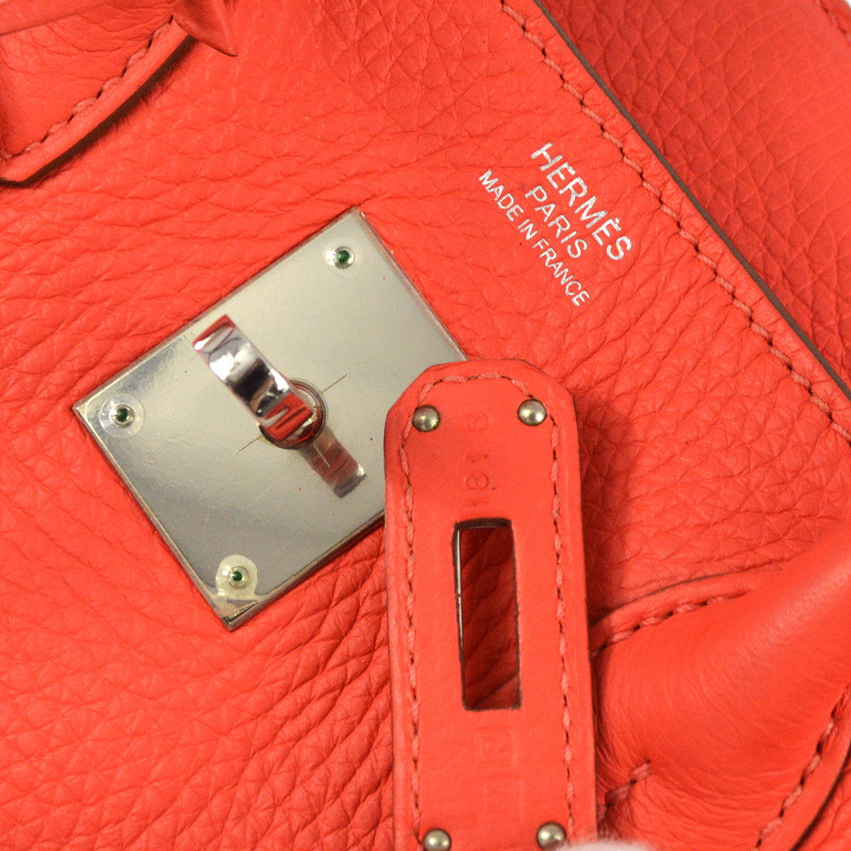 Hermes 2012 Rouge Pivoine Clemence Birkin 30