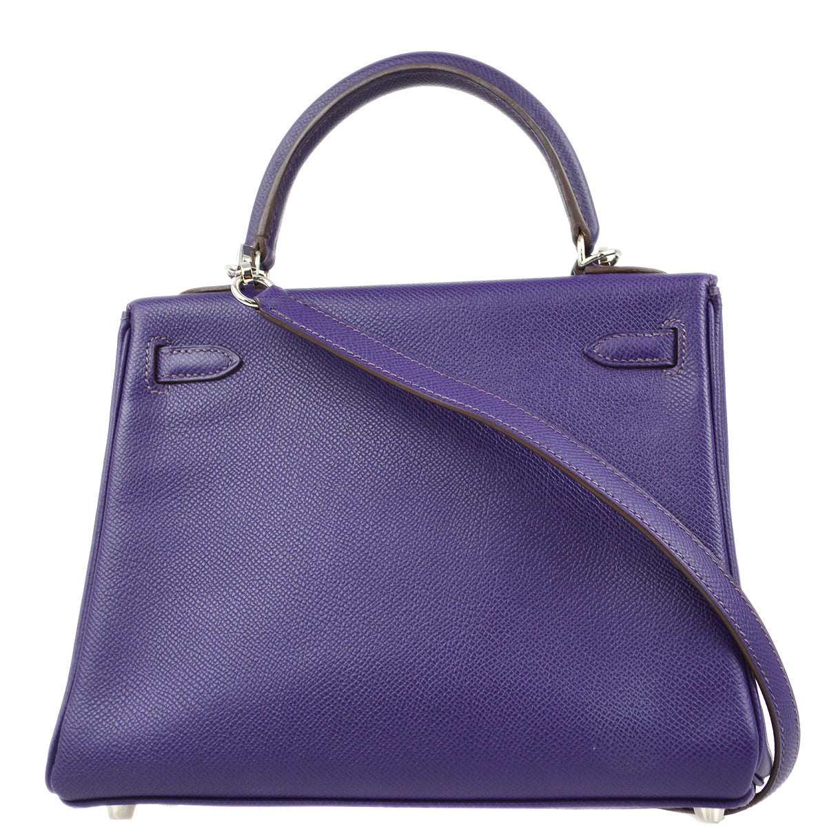 Hermes 2010 Violet Epsom Kelly 25 Retourne