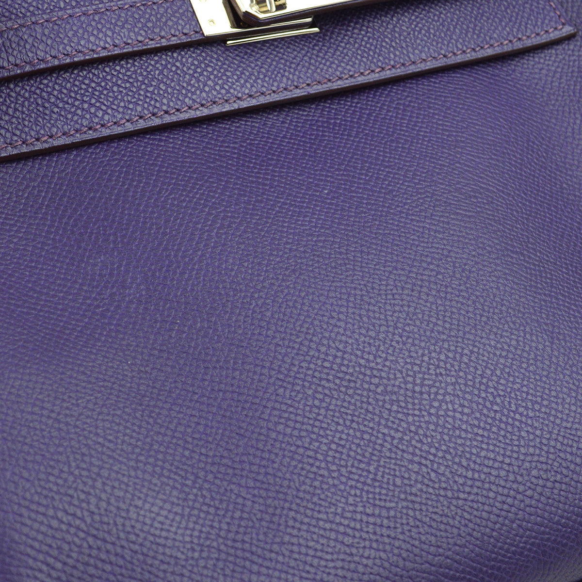 Hermes 2010 Violet Epsom Kelly 25 Retourne