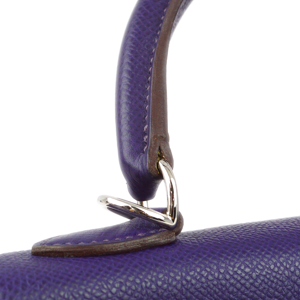 Hermes 2010 Violet Epsom Kelly 25 Retourne