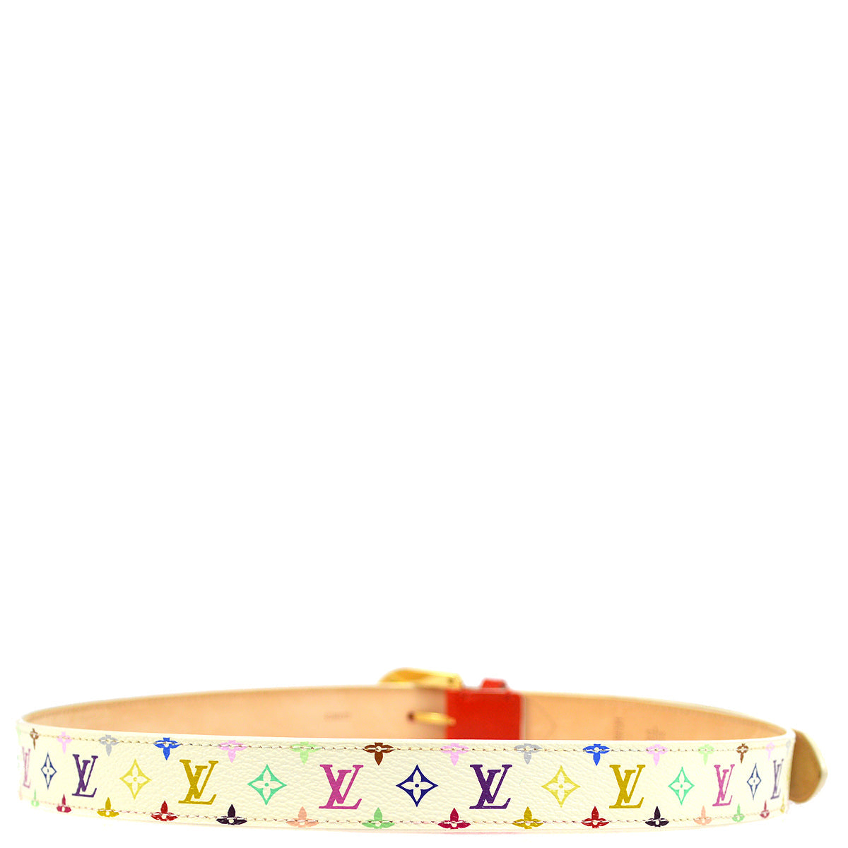 Louis Vuitton 2012 Multicolor Ceinture Belt #80 M9731