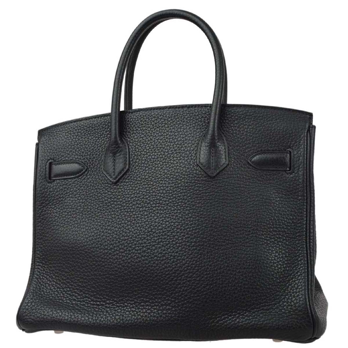 Hermes 2013 Black Taurillon Clemence Birkin 30 Handbag