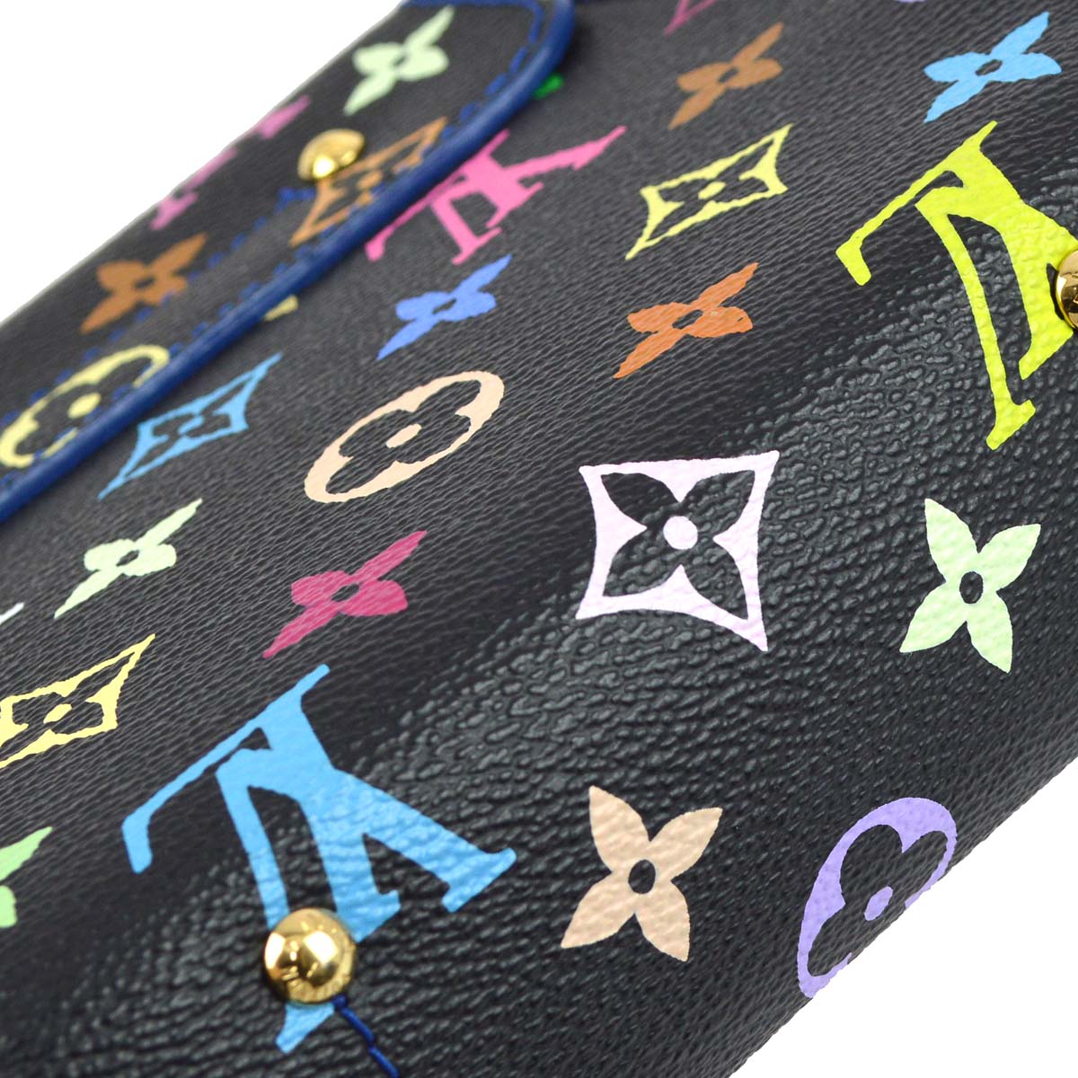 Louis Vuitton 2012 Black Monogram Multicolor Heart Breaker M40659