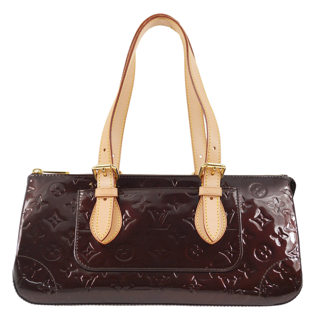 Louis Vuitton 2010 Amarante Vernis Rosewood Avenue Handbag M93510