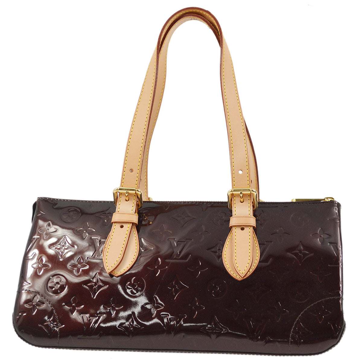 Louis Vuitton 2010 Amarante Vernis Rosewood Avenue Handbag M93510