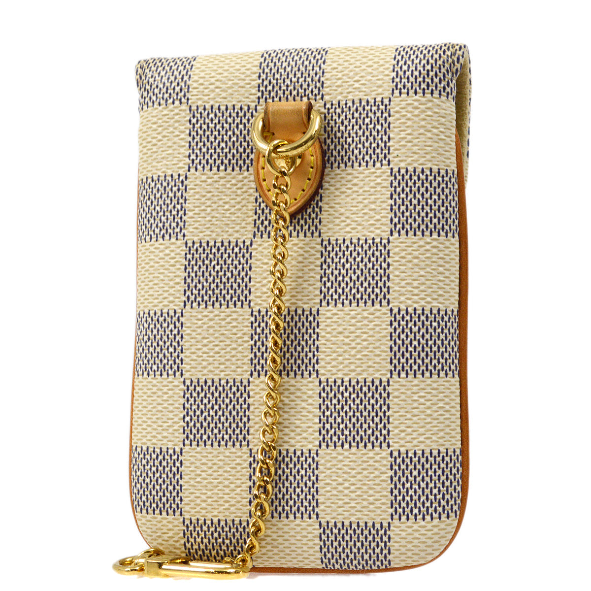 Louis Vuitton 2010 Damier Azur Etui Phone Case N60026 Small Good