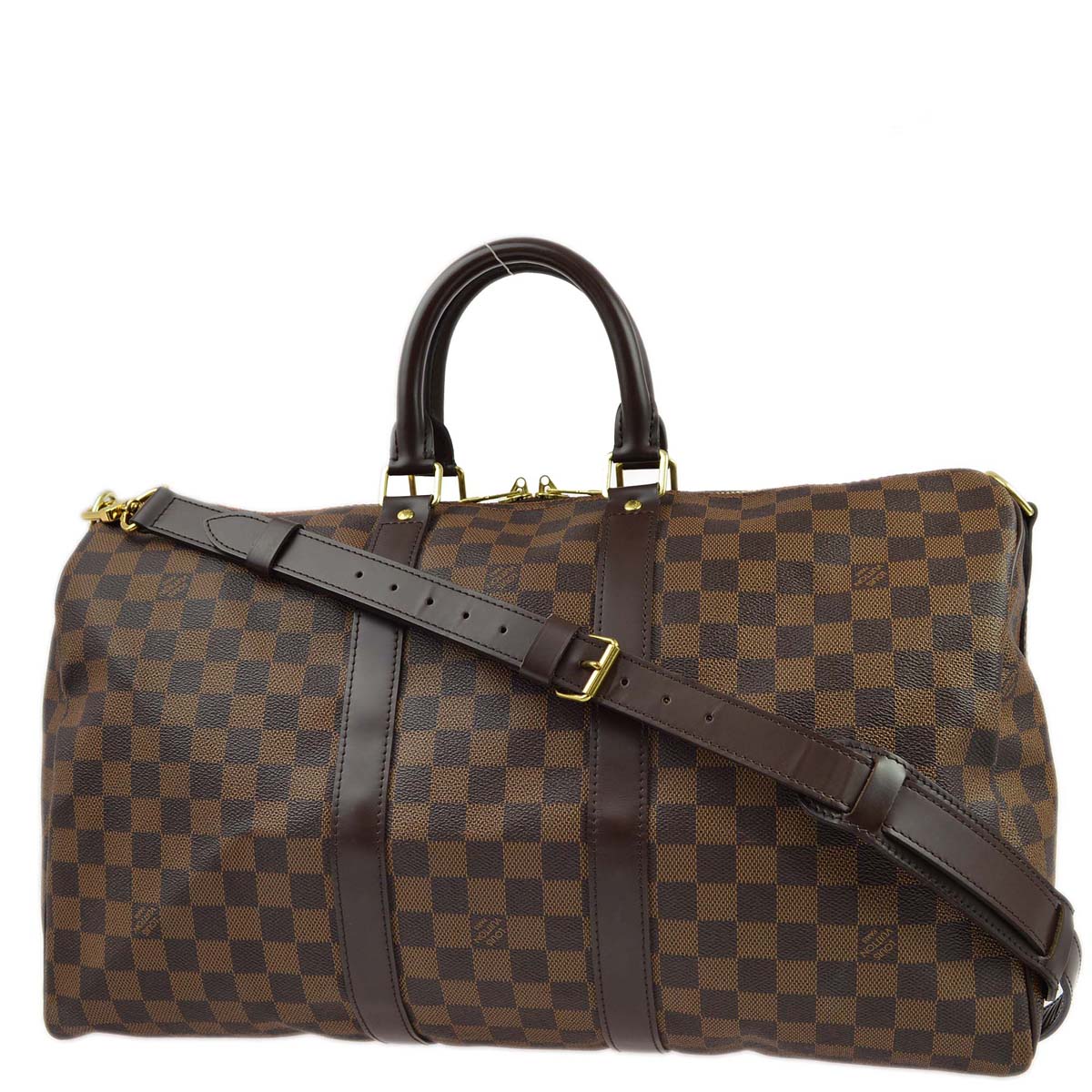 Louis Vuitton 2013 Damier Keepall Bandouliere 45 Duffle Bag N41428