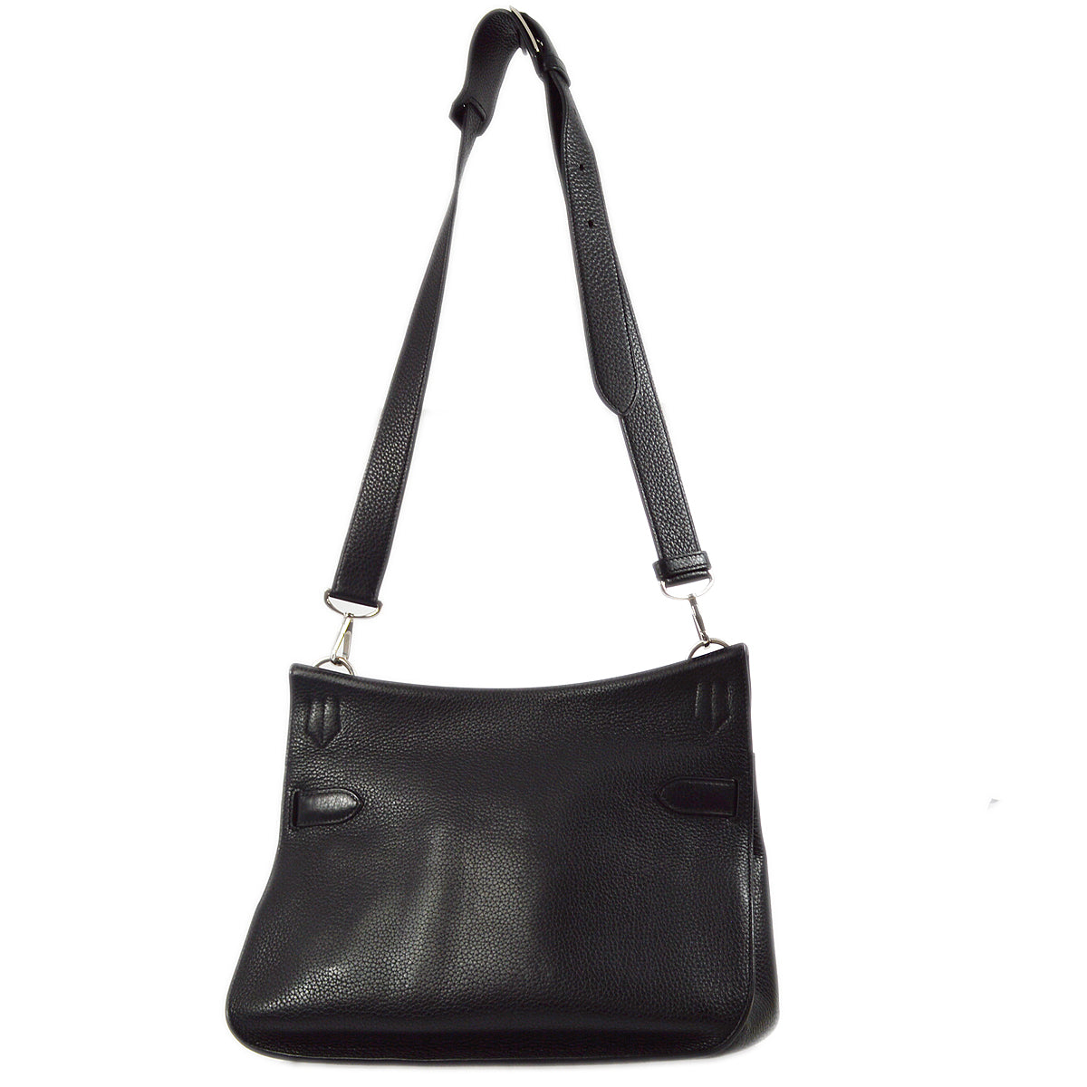 Hermes 2013 Black Taurillon Clemence Jypsiere 34 Shoulder Bag