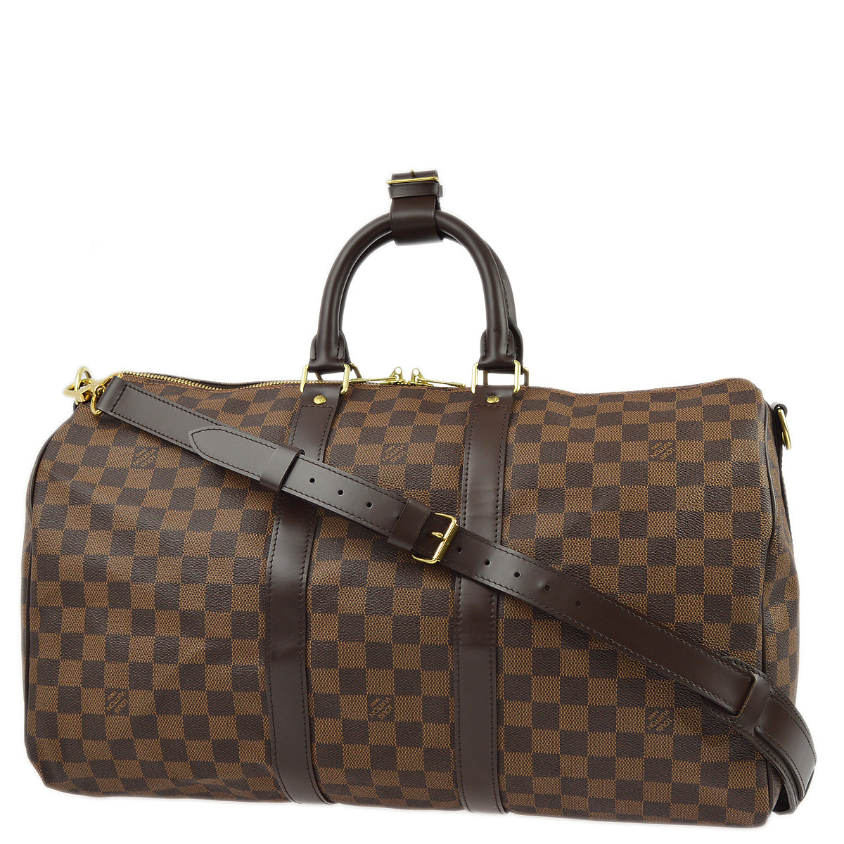 Louis Vuitton 2013 Damier Keepall Bandouliere 45 Duffle Bag N41428