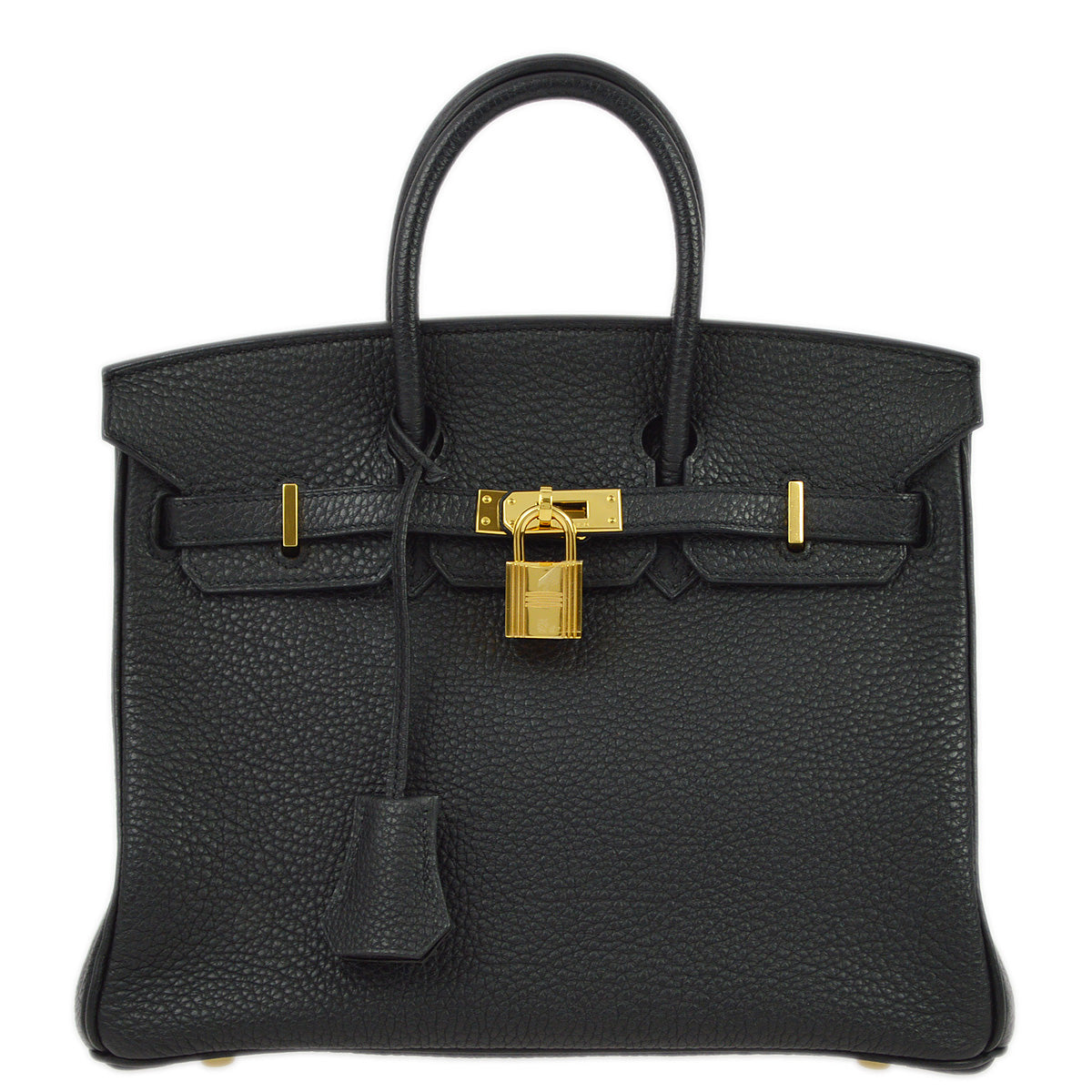 Hermes 2010 Black Togo Birkin 25 Handbag