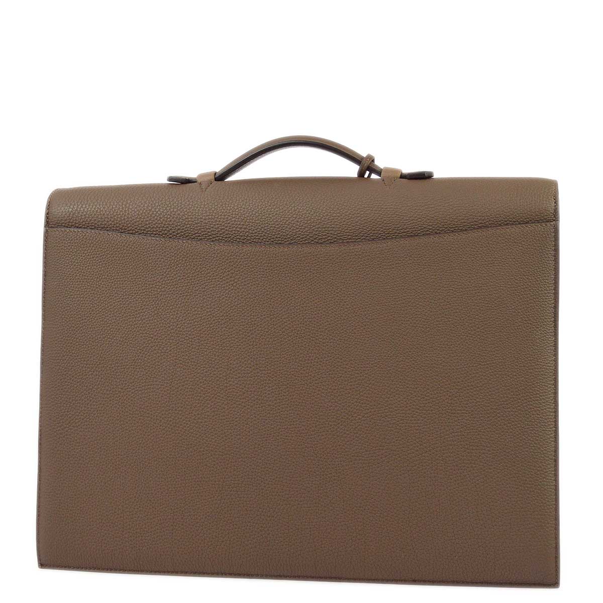 Hermes 2012 Taupe Etoupe Togo Sac a Depeches 38