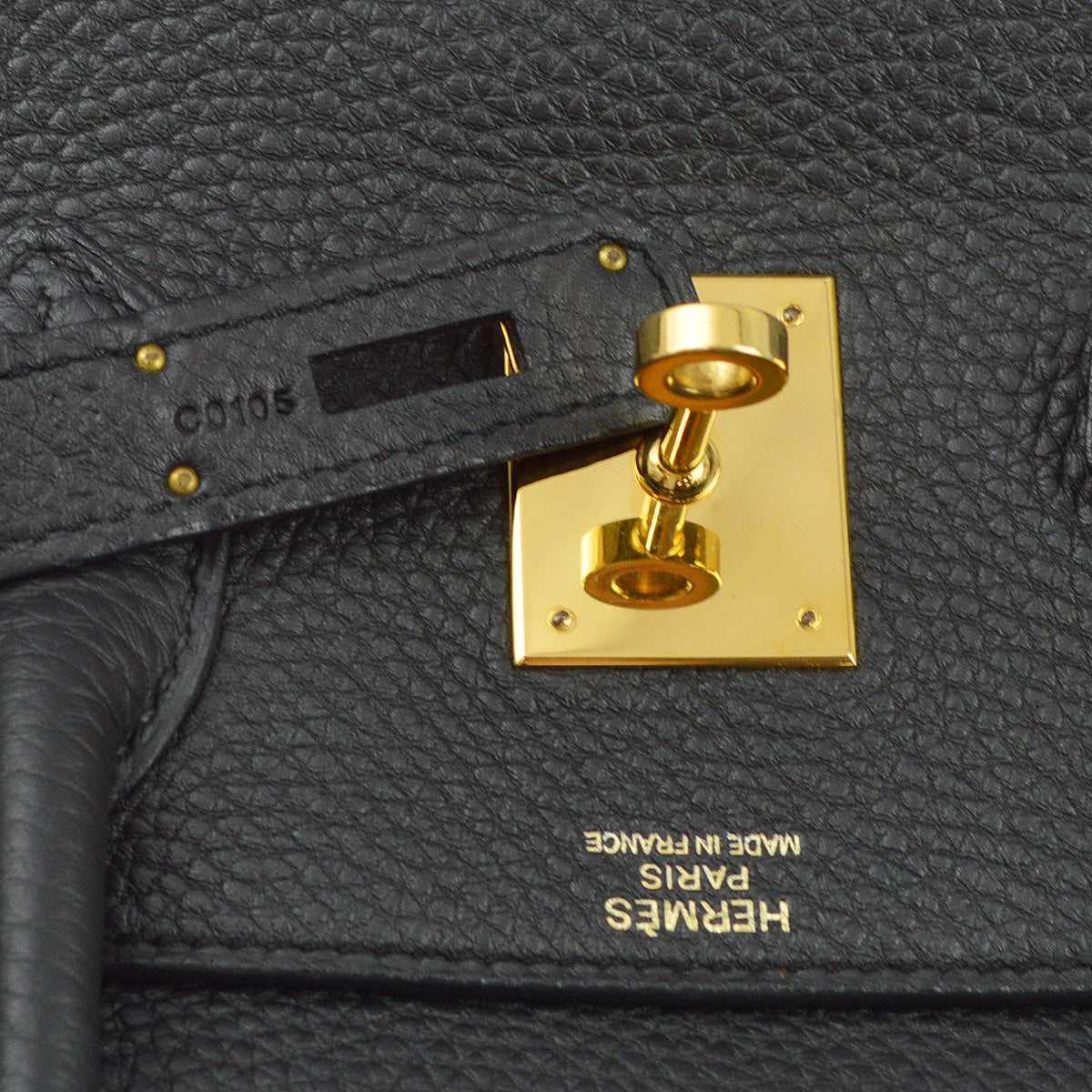 Hermes 2014 Black Togo Birkin 30 Handbag