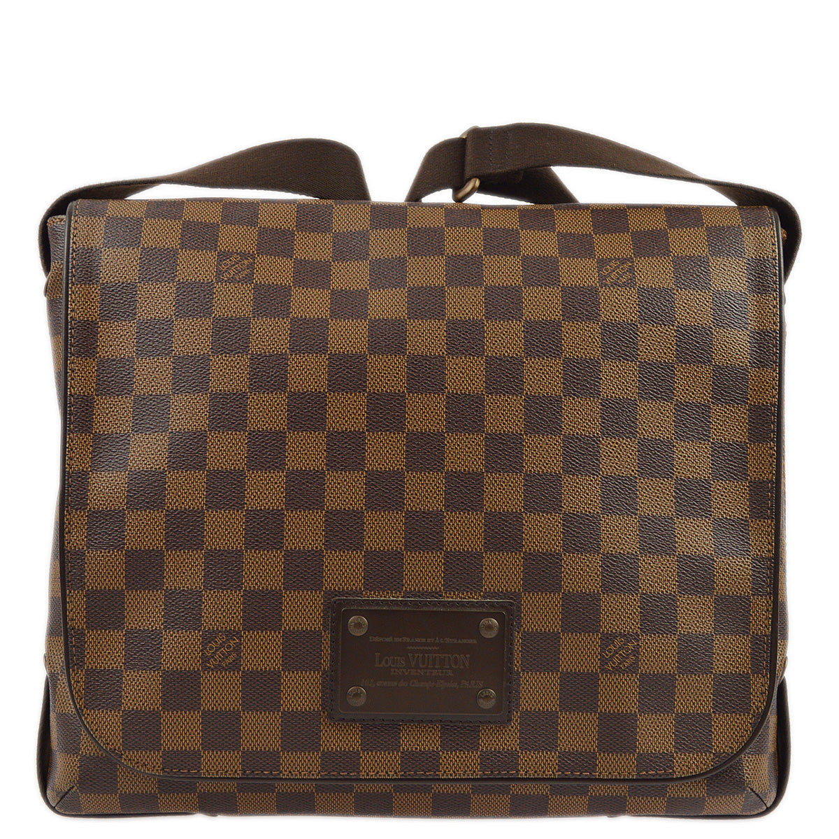 Louis Vuitton 2010 Damier Brooklyn MM Shoulder Bag N51211