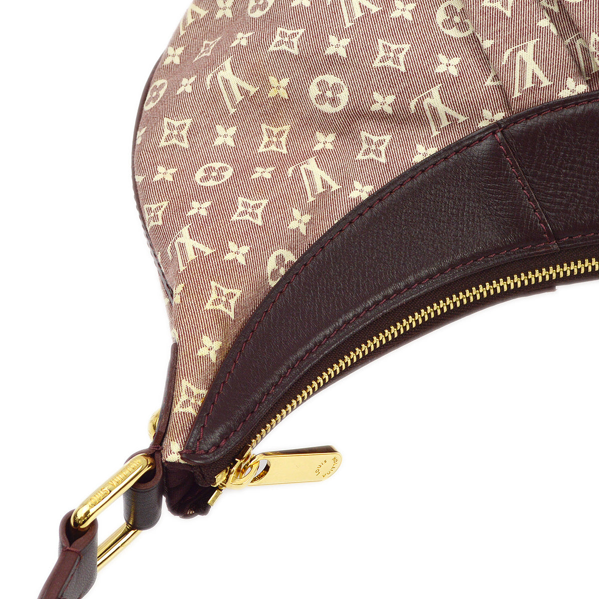 Louis Vuitton 2011 Bordeaux Monogram Idylle Rhapsody MM Hobo M40405