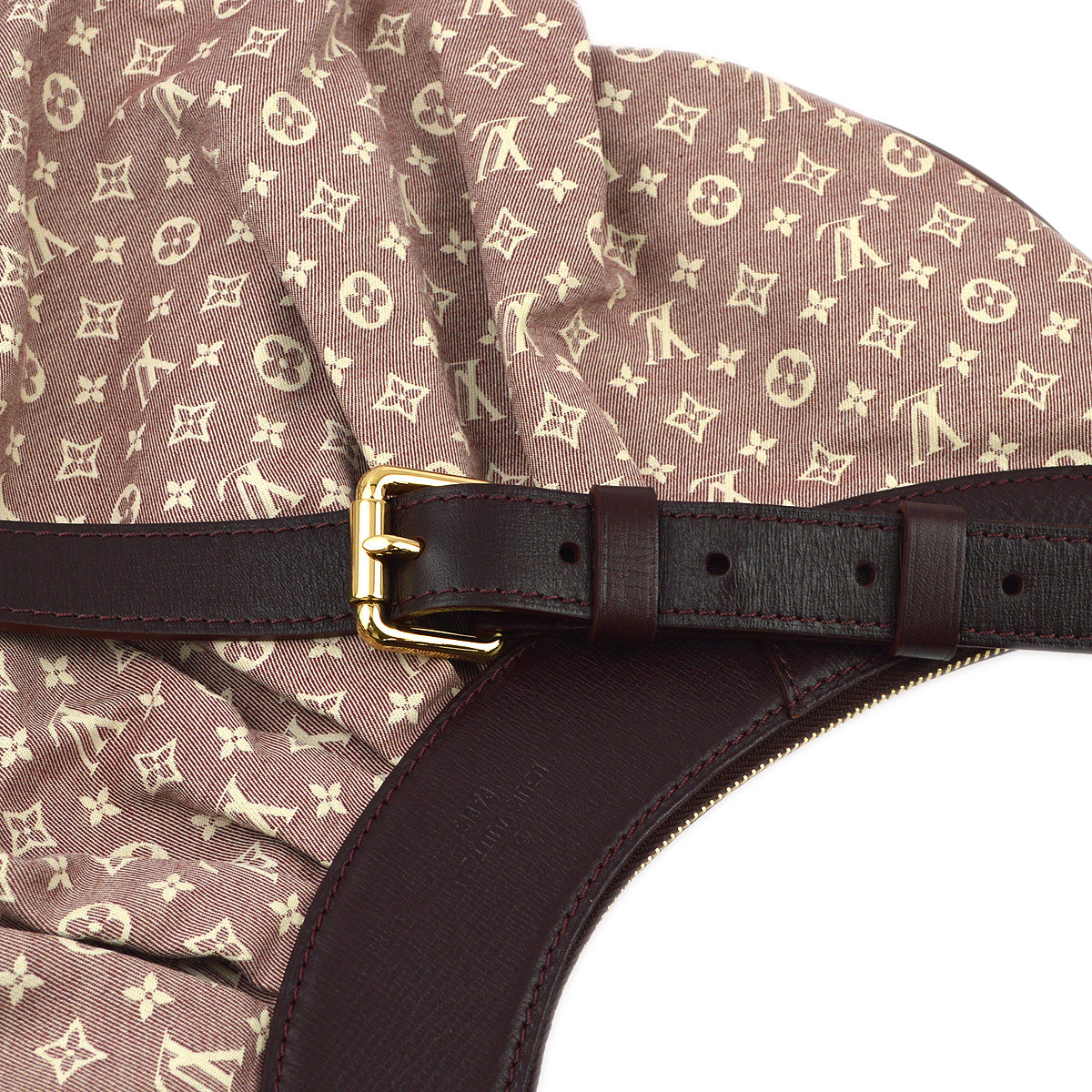 Louis Vuitton 2011 Bordeaux Monogram Idylle Rhapsody MM Hobo M40405