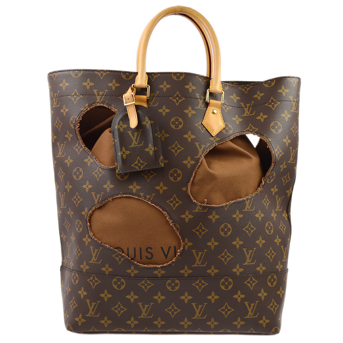 Louis Vuitton x Comme des Garcons 2014 Bag With Holes Tote Bag M40279