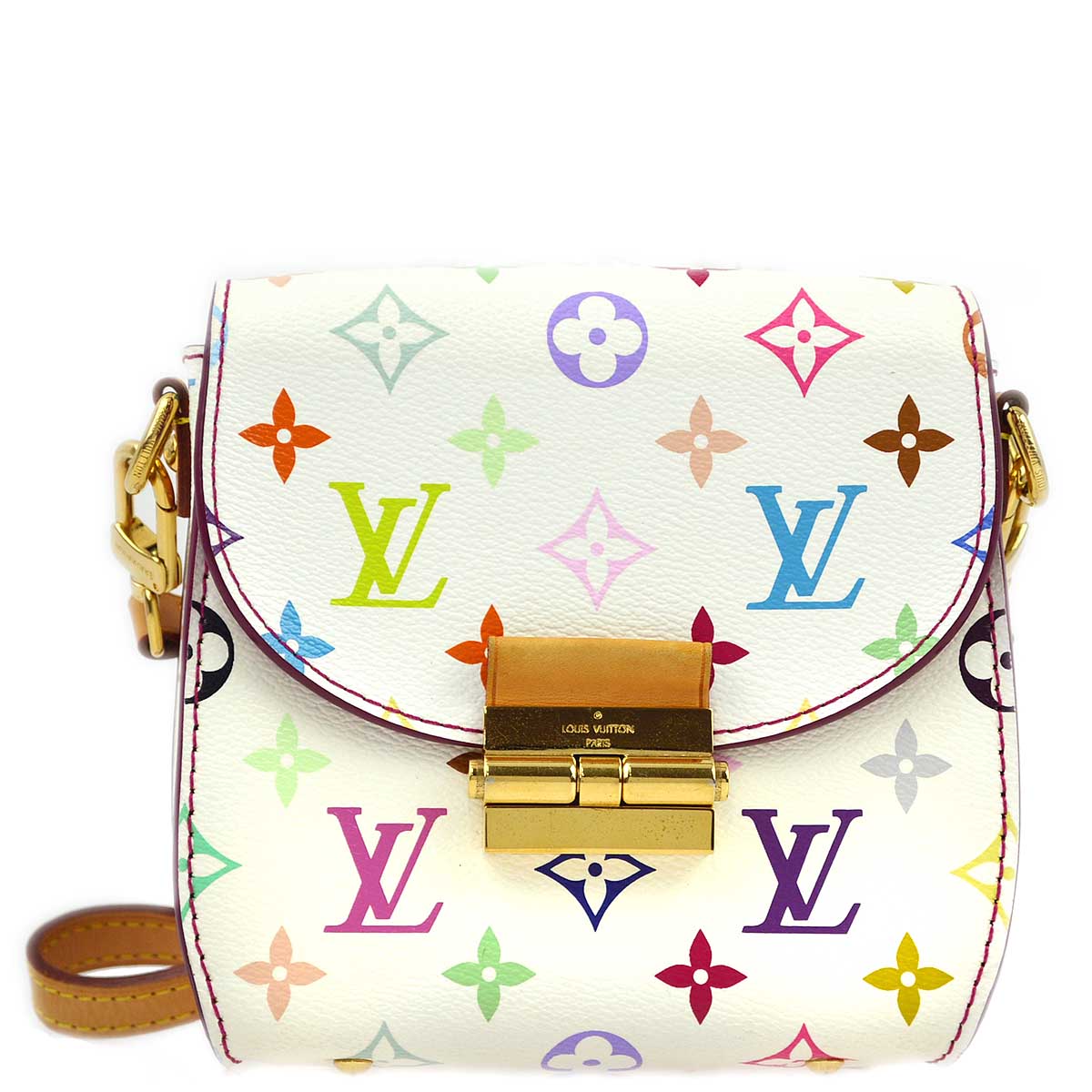 Louis Vuitton 2012 White Monogram Multicolor Heartbreaker M40660