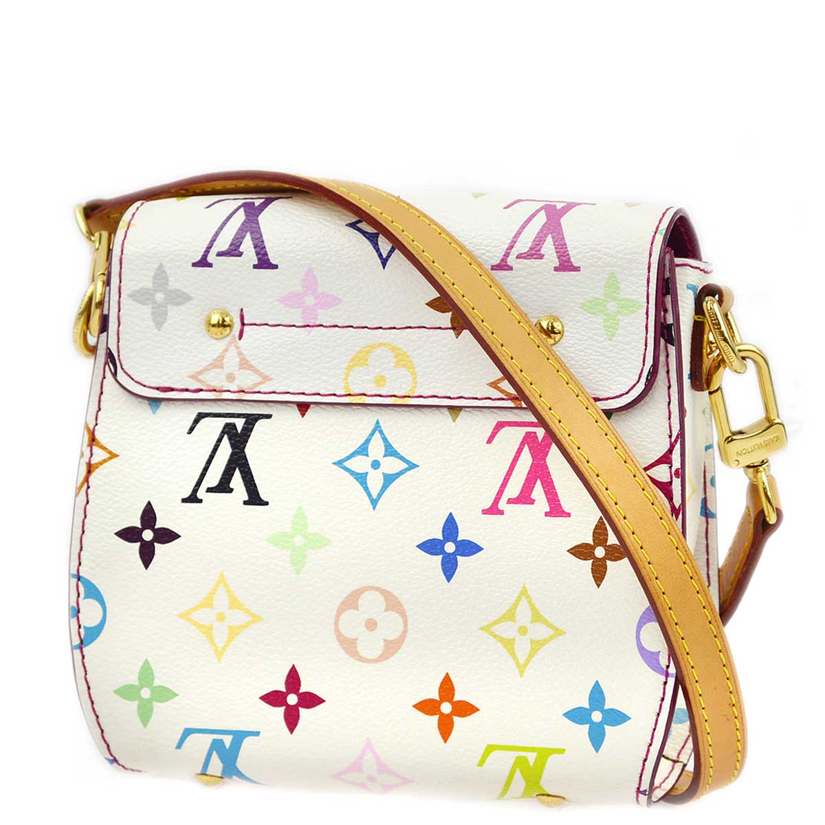 Louis Vuitton 2012 White Monogram Multicolor Heartbreaker M40660