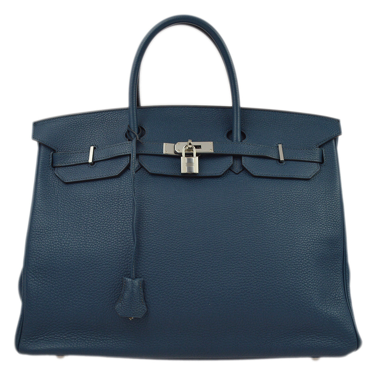 Hermes 2010 Blue de Malte Togo Birkin 40 Handbag