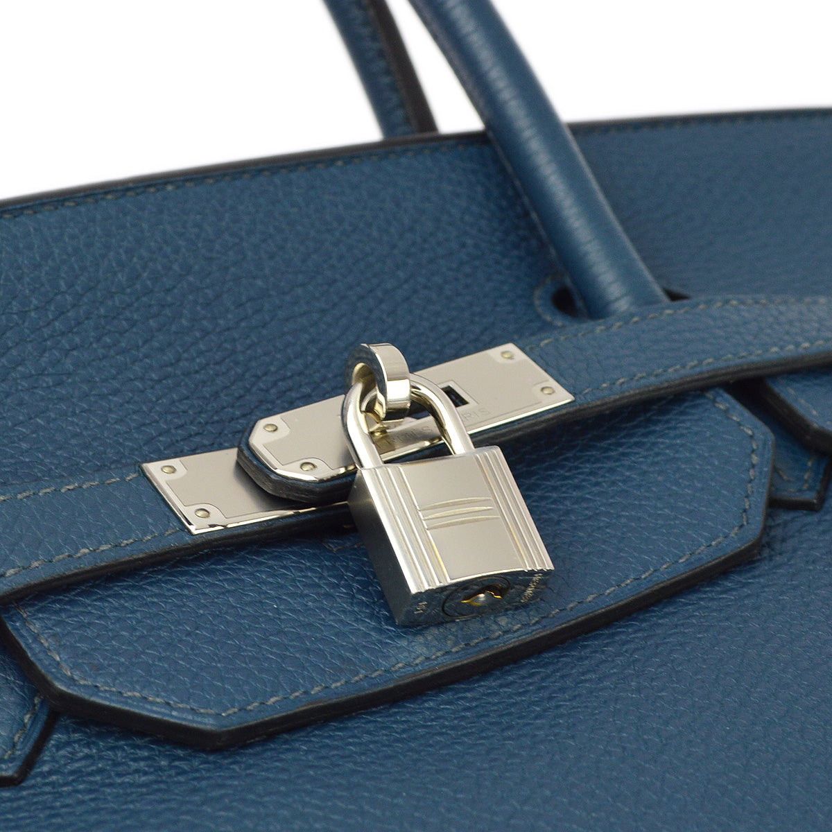 Hermes 2010 Blue de Malte Togo Birkin 40 Handbag