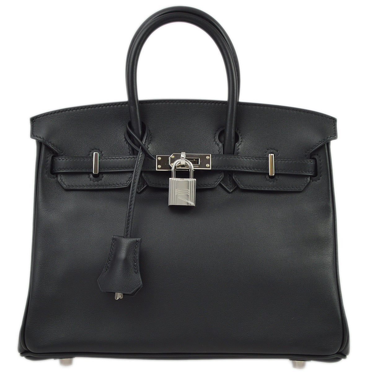 Hermes 2010 Black Swift Birkin 25