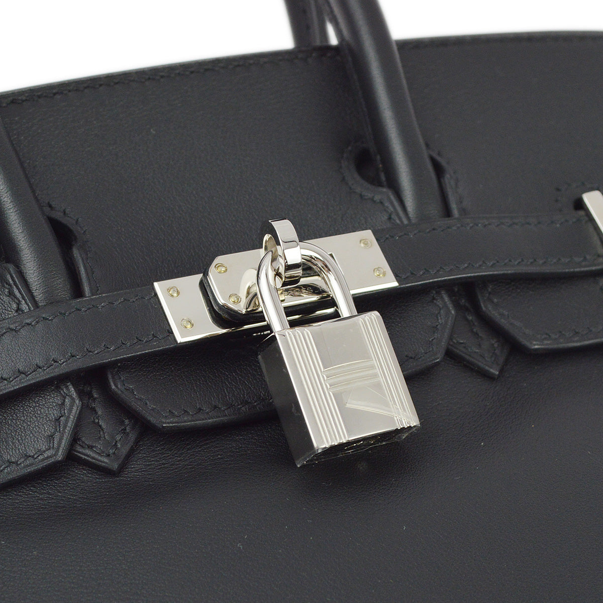 Hermes 2010 Black Swift Birkin 25