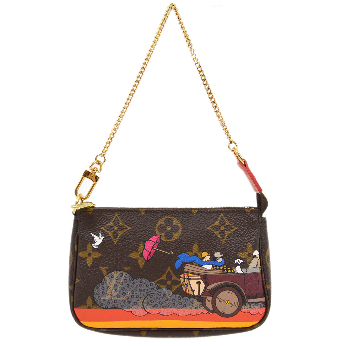 Louis Vuitton 2015 Mini Pochette Accessoires Handbag M41655