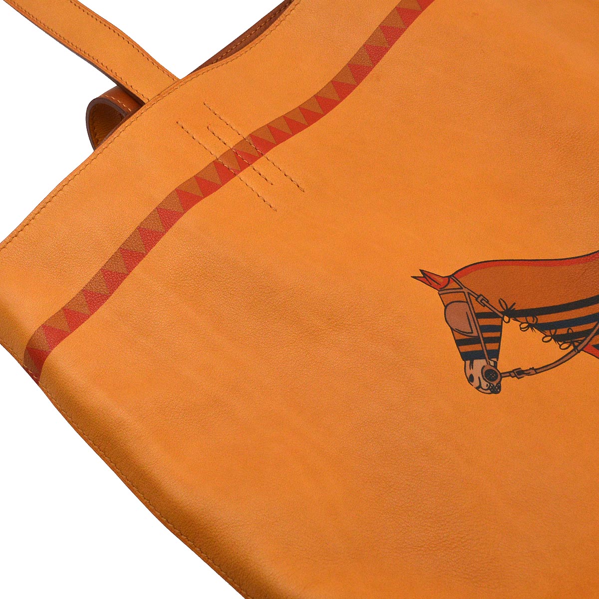 Hermes 2012 Brown Swift Double Sens 36 Reversible Tote Bag