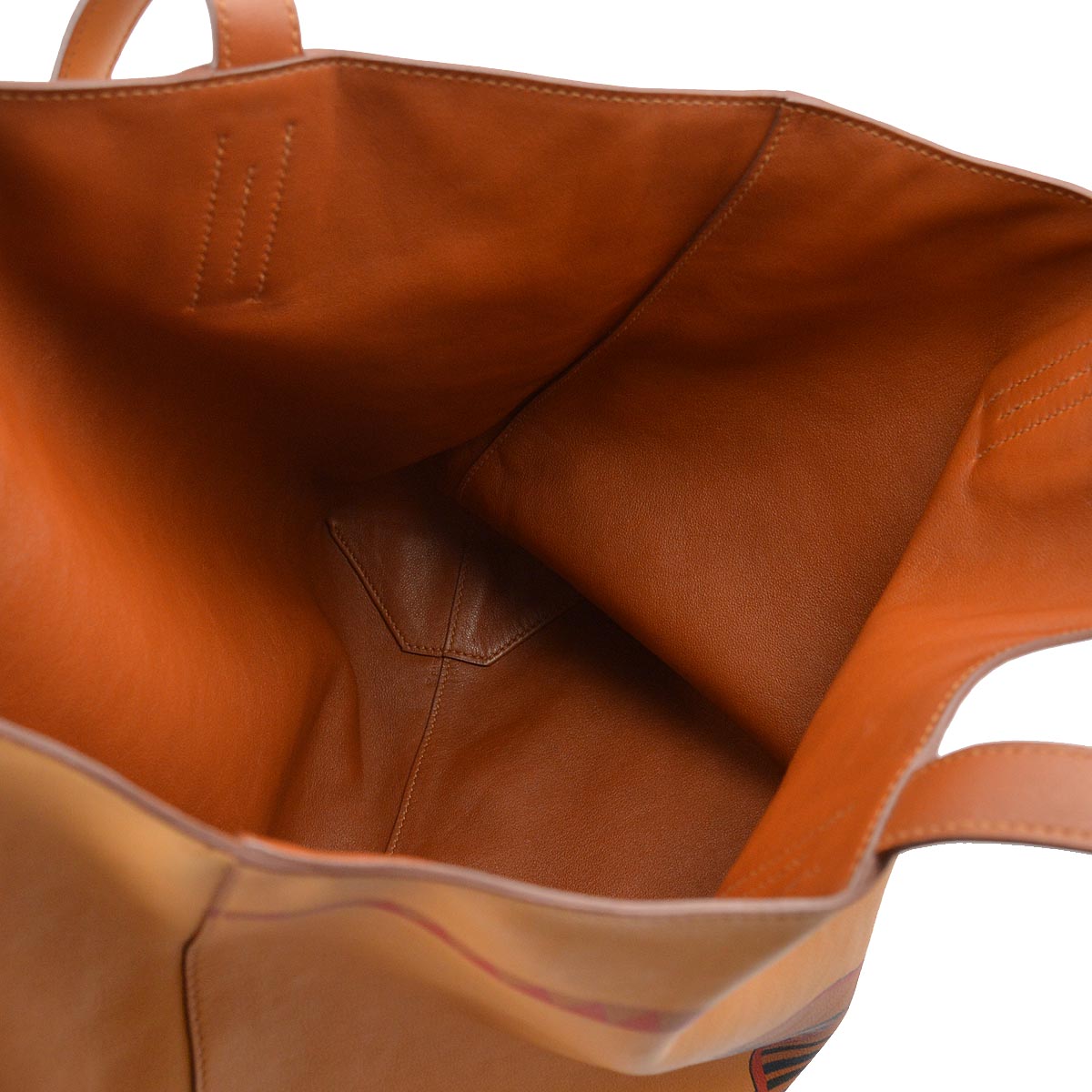 Hermes 2012 Brown Swift Double Sens 36 Reversible Tote Bag