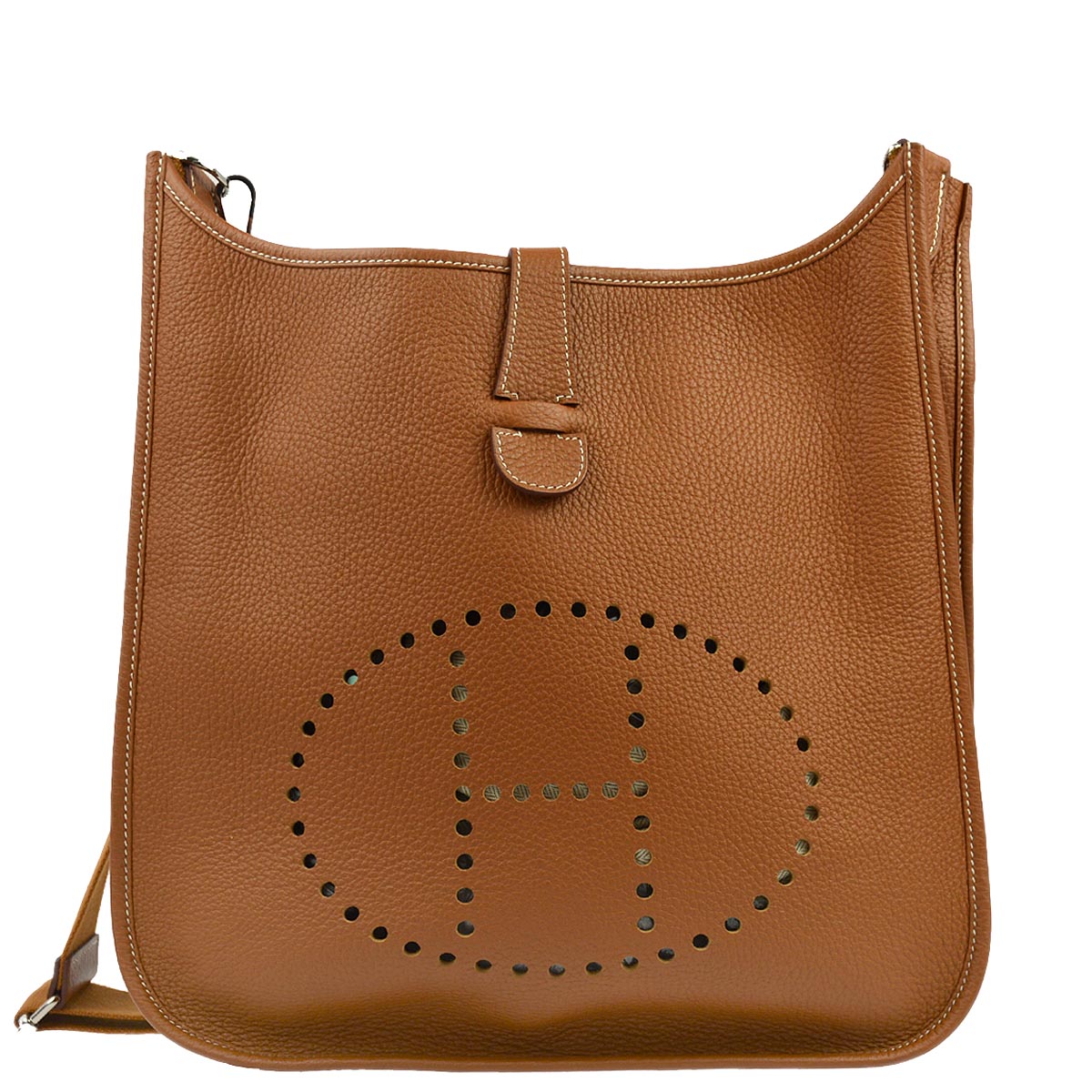 Hermes 2010 Gold Clemence Evelyne 3 GM