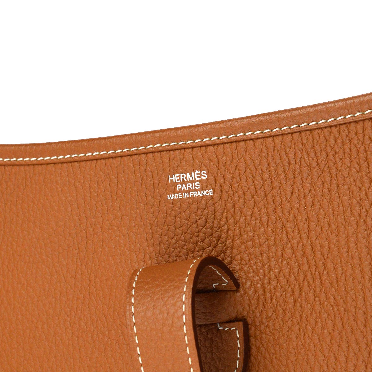 Hermes 2010 Gold Clemence Evelyne 3 GM