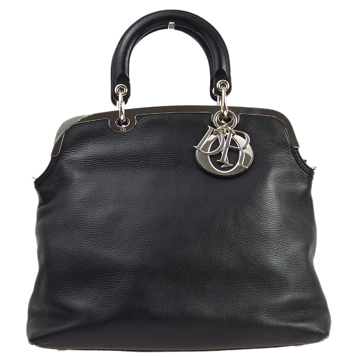 Christian Dior 2012 Black Granville Handbag