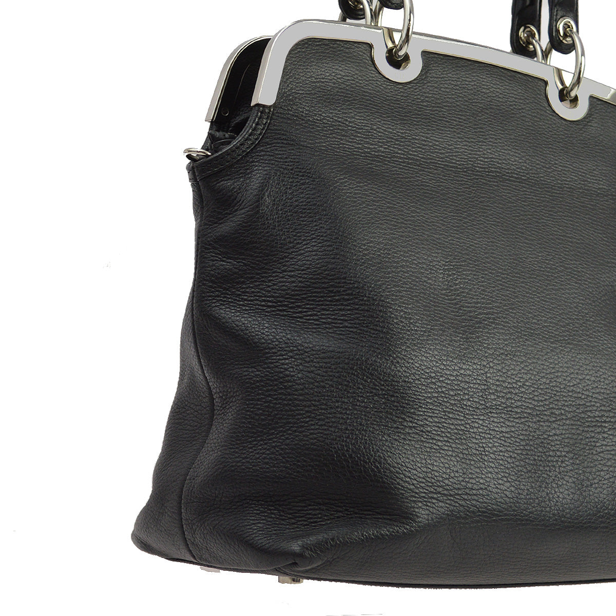 Christian Dior 2012 Black Granville Handbag