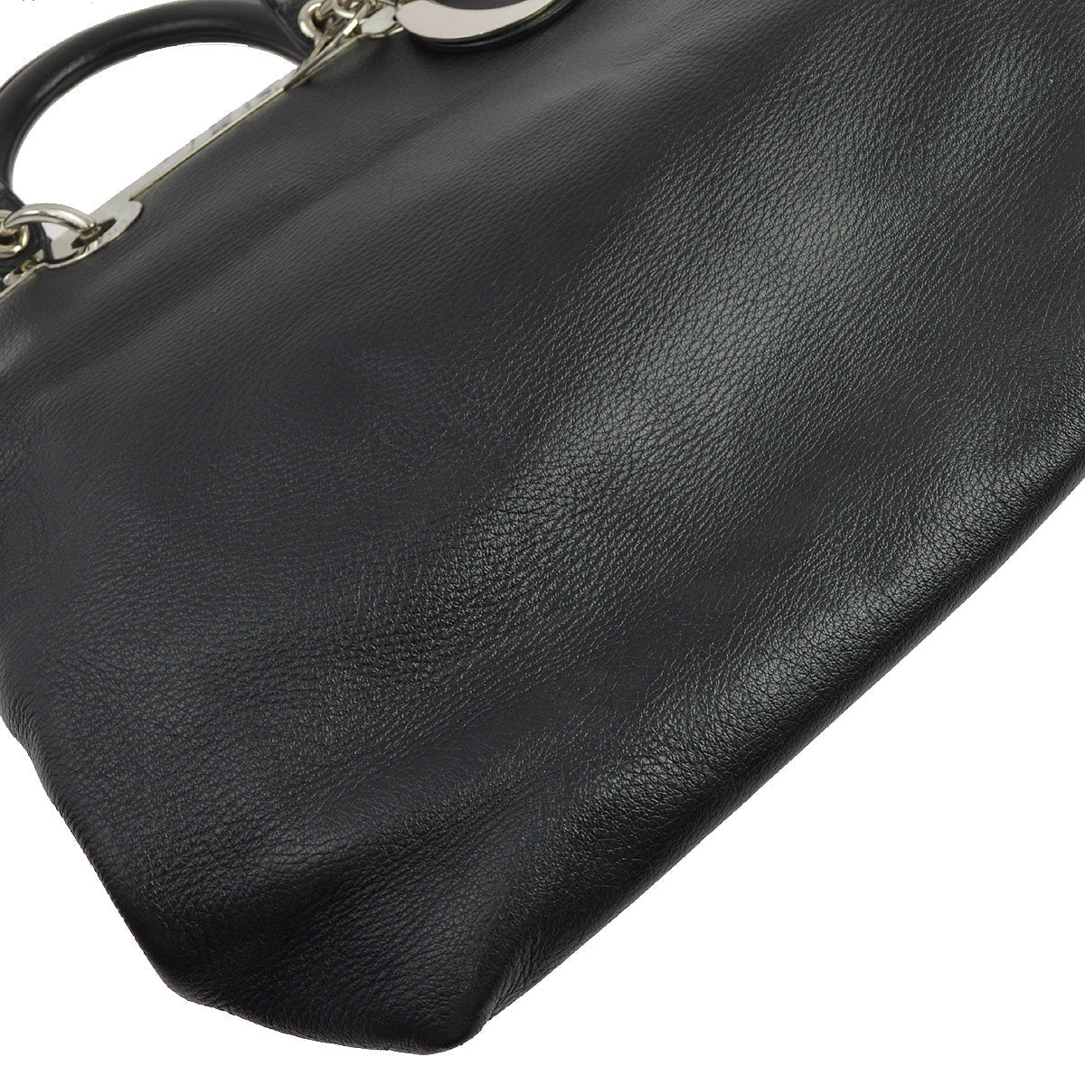 Christian Dior 2012 Black Granville Handbag