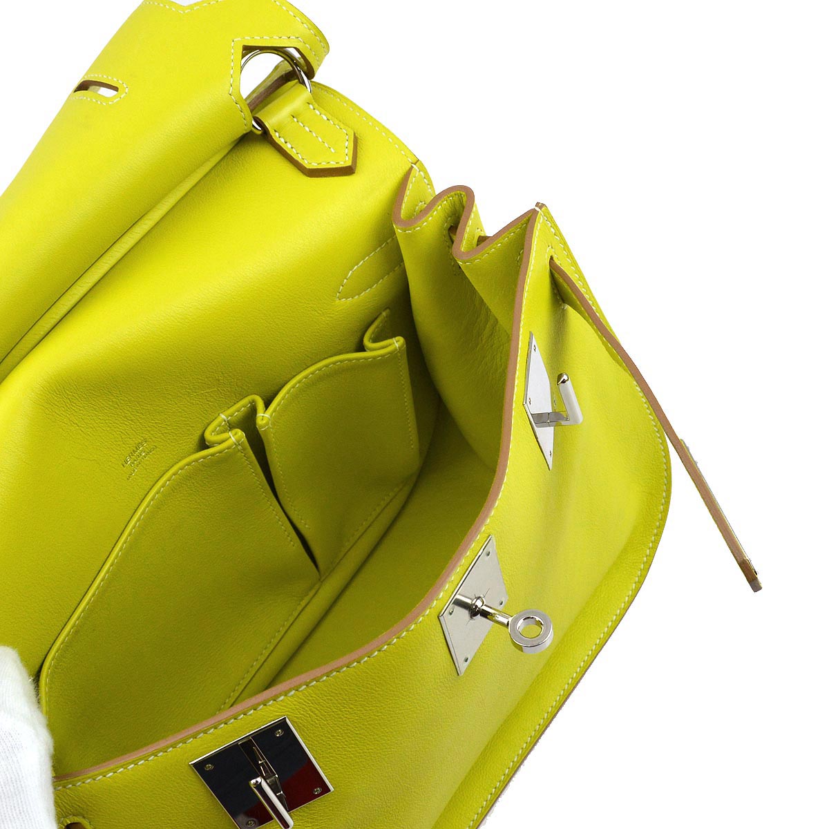 Hermes 2013 Yellow Swift Jypsiere 28 Shoulder Bag