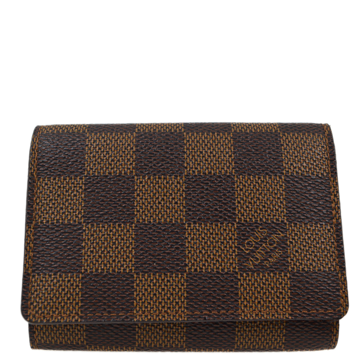 Louis Vuitton 2011 Damier Enveloppe Carte De Visite Card Case N62920 Small Good