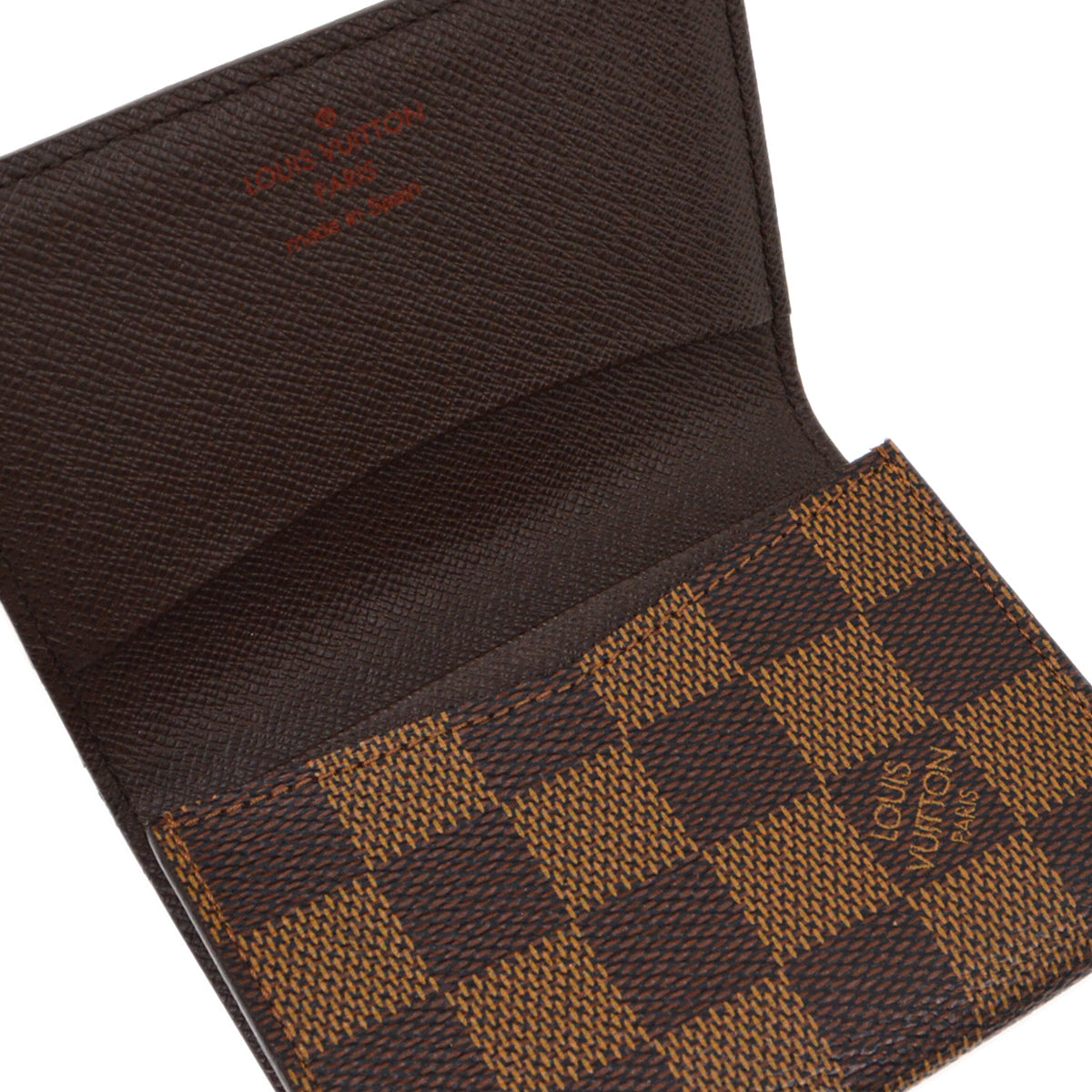 Louis Vuitton 2011 Damier Enveloppe Carte De Visite Card Case N62920 Small Good